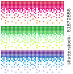 simple vector mosaic background ...