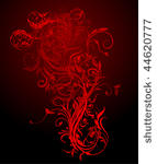 floral swirl background....