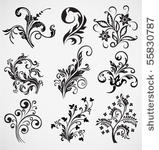 flower ornament vector pattern