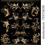 ornament vector elements ...