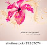 hibiscus flower background