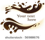 chocolate splash card