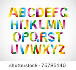 vector of colorful ribbon...