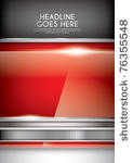 vector of abstract metallic...