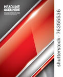 vector of abstract metallic...