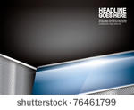 vector of abstract metallic...