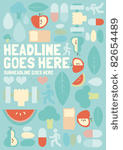 seamless pattern of healthy...
