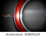 vector of abstract metallic...