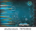 blue vector abstract background ...