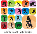 sports icons. vector...
