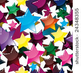 vector  seamless star background