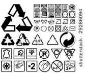 a set of signs for goods