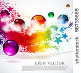 colorful splash background