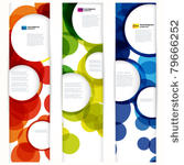 abstract vertical banner with...
