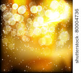 golden festive lights...
