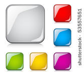 vector glossy buttons