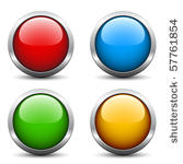 vector glossy buttons