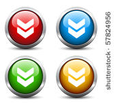 vector download buttons