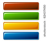 vector blank shiny buttons