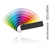 color fan. vector.