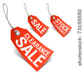 sale tags. vector.