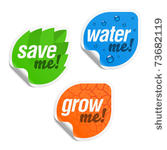 save me  water me and grow me...