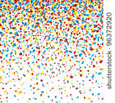 confetti. horizontally seamless ...