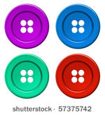 colored button   vector