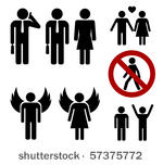 male and female person sign