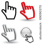 hand cursor 3d