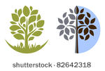 vector tree emblem 3