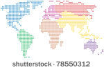 vector abstract colorful world...