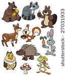 cute cartoon forest animals....