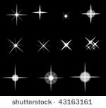 set of vector stars