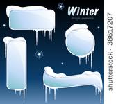 collection of glossy winter...
