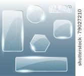 collection of transparent glass ...