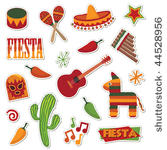 collection of mexican stickers...