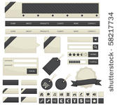 web navigation with buttons ...