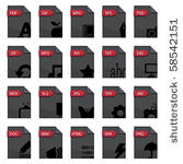 black document file extensions...