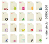 document file extensions with...