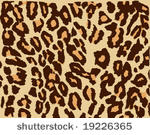 leopard skin vector  seamless ...