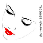 beauty girl face