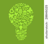 vector illustration of bulb...