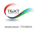 a colorful rainbow swirl icon...