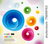 abstract colorful vector...