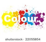 color splashes design vector