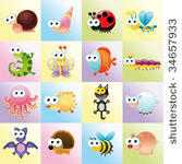 family of funny animals