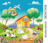 home with animals. funny...