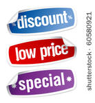 set of stickers for discount...