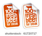 fresh beef for steak stickers...